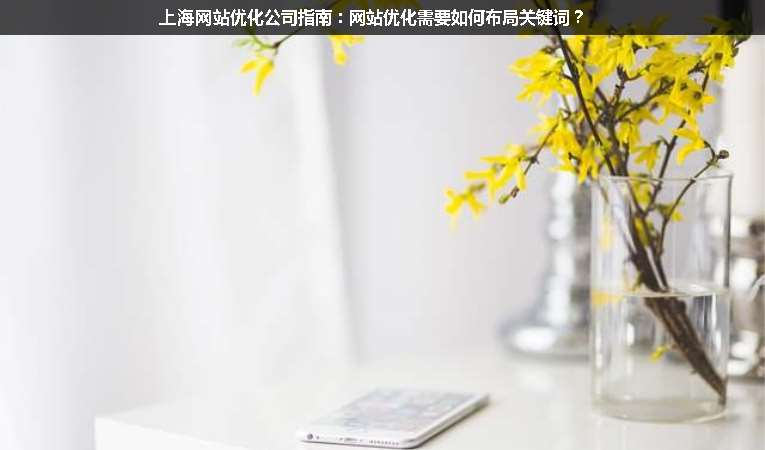 上海網站優(yōu)化公司指南：網站優(yōu)化需要如何布局關鍵詞？