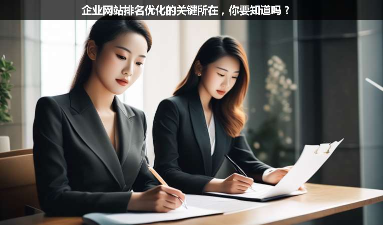 企業(yè)網(wǎng)站排名優(yōu)化的關(guān)鍵所在，你要知道嗎？