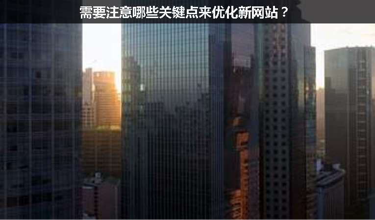 需要注意哪些關(guān)鍵點來優(yōu)化新網(wǎng)站？